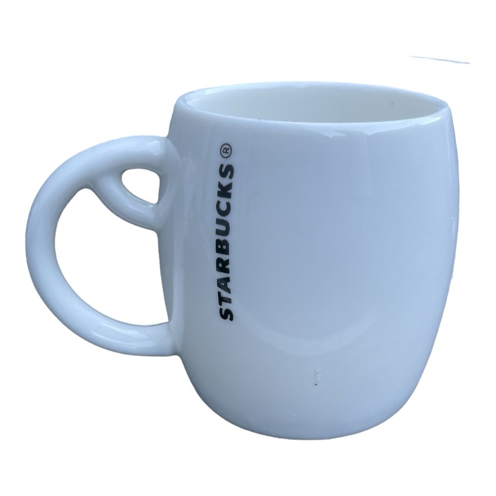 Starbucks Mermaid Demitasse Cup Set of 4 Ceramic 3oz 2010 - Picture 2 of 4